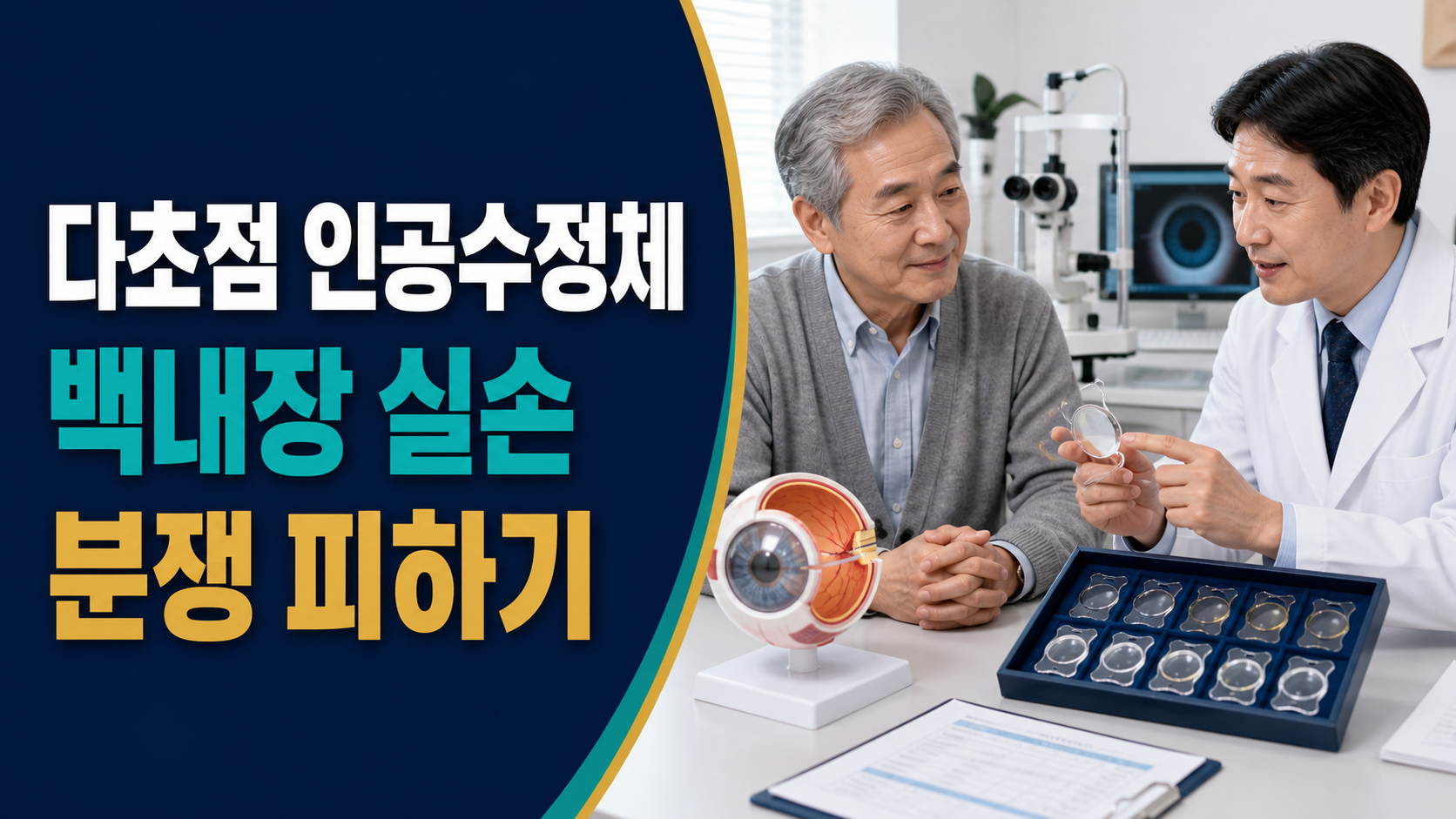 다초점 인공수정체 가격, 백내장 실손 분쟁 피하는 법