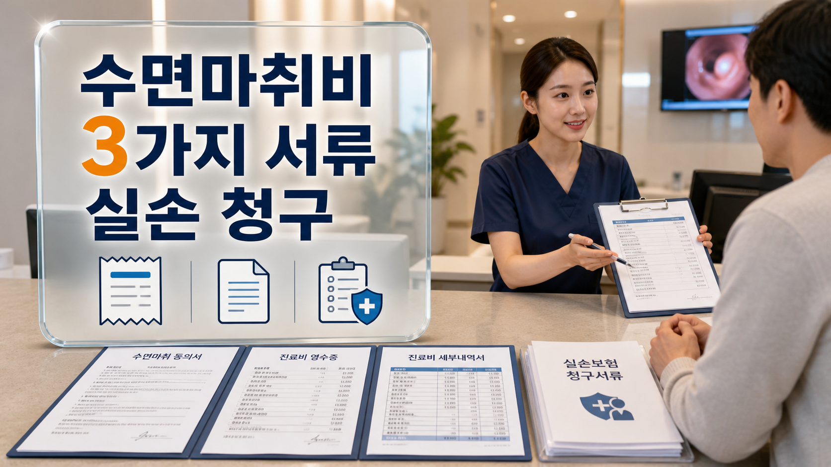 수면마취비, 위·대장내시경 실손 청구 전 확인할 것