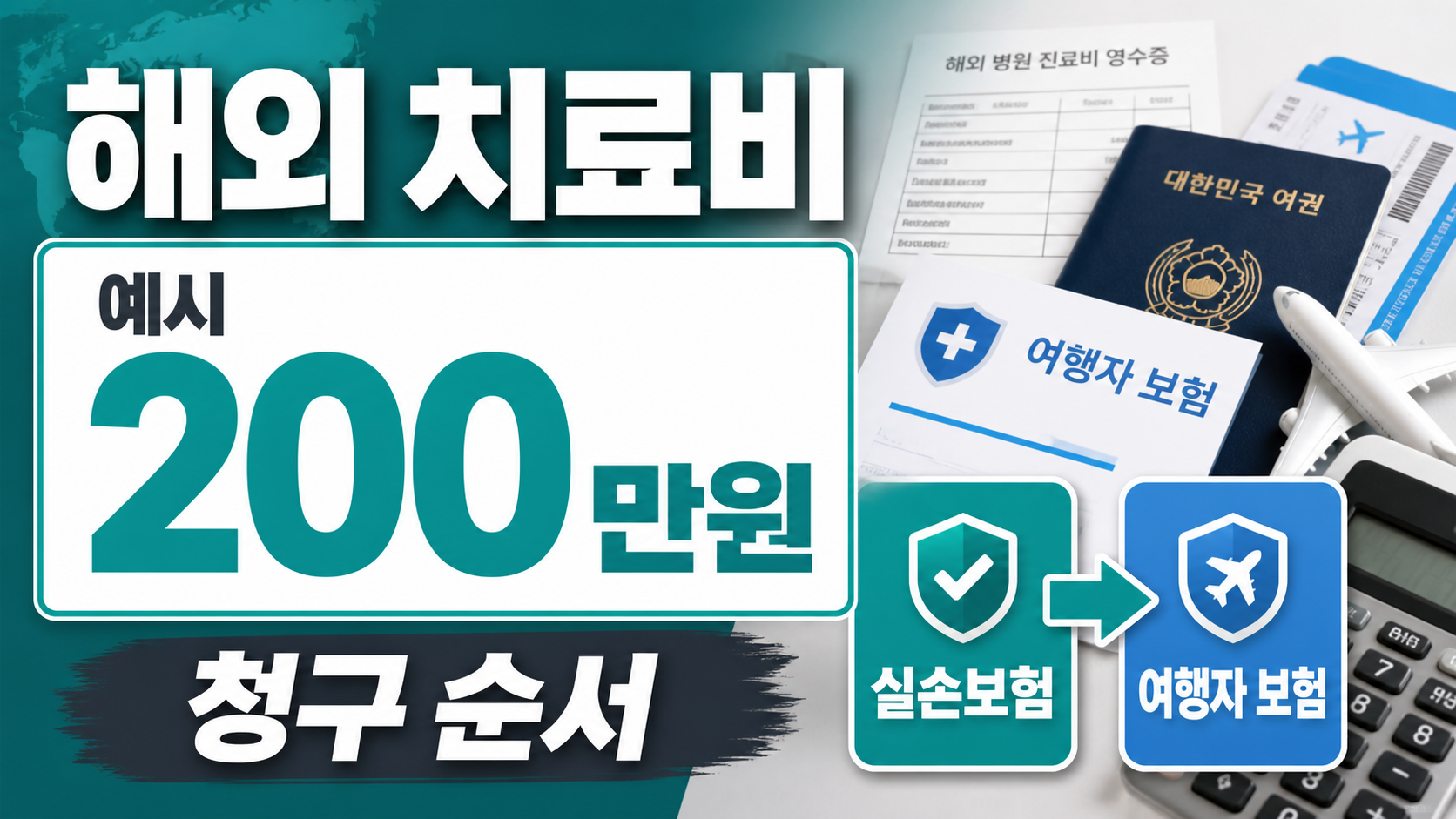 실손보험 해외 치료비, 여행자보험과 청구 순서
