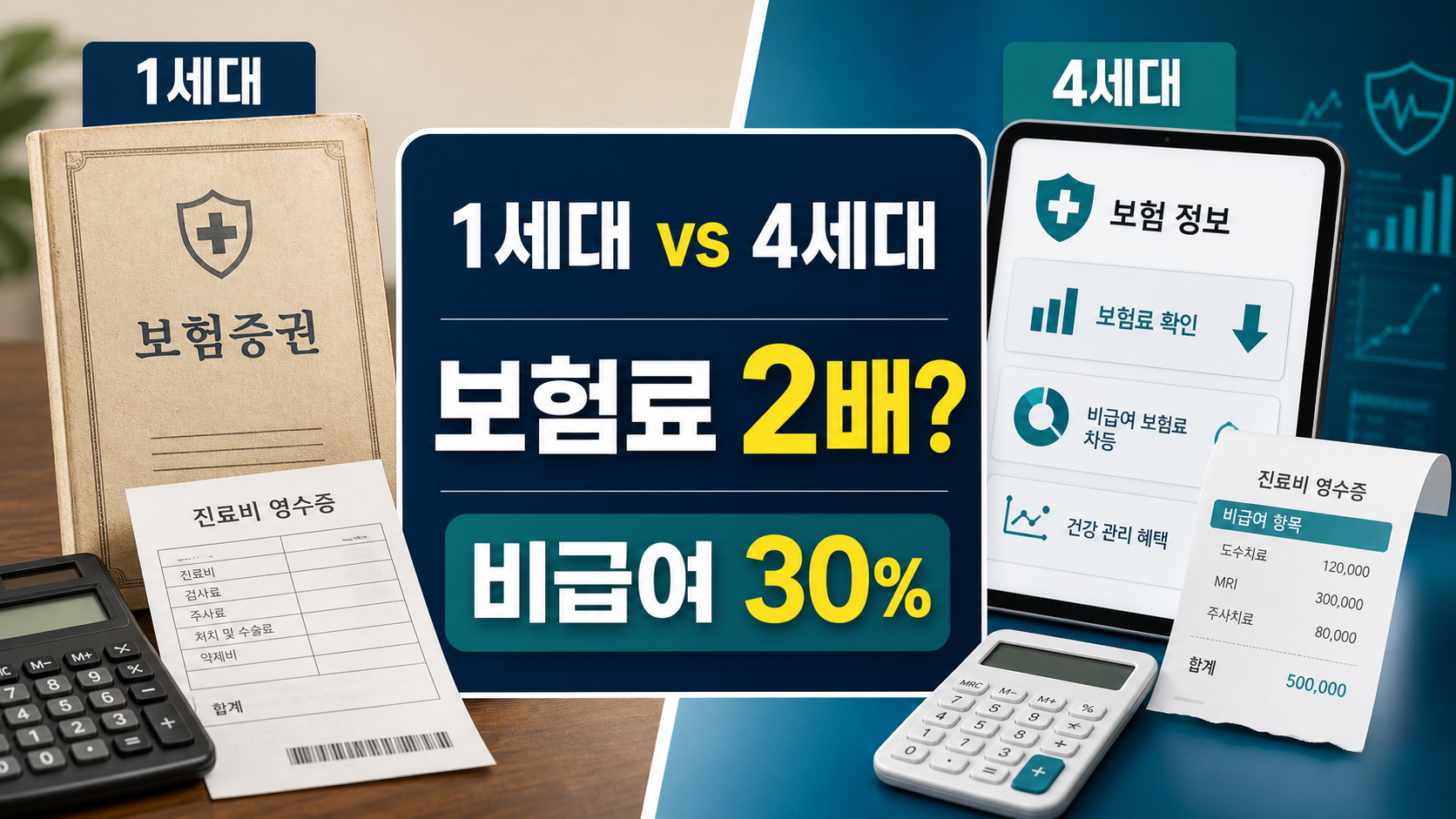 1세대 실손 유지 vs 4세대 전환, 보험료 인상 손익