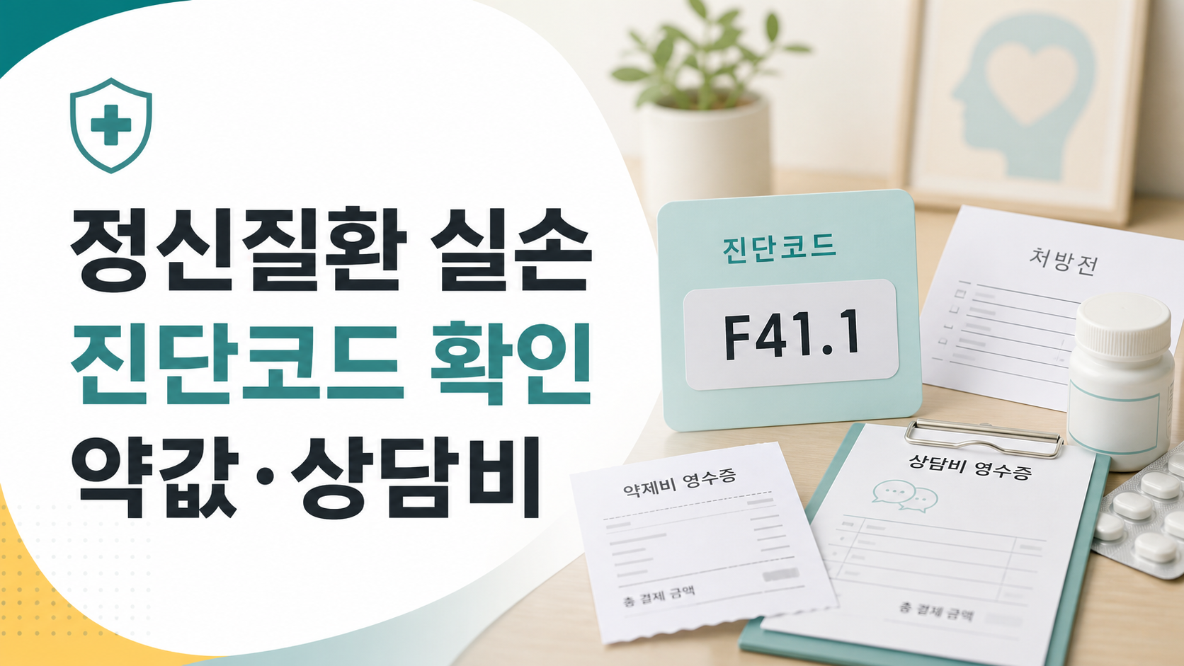실손보험 정신질환 치료, 보장 가능한 진단과 서류