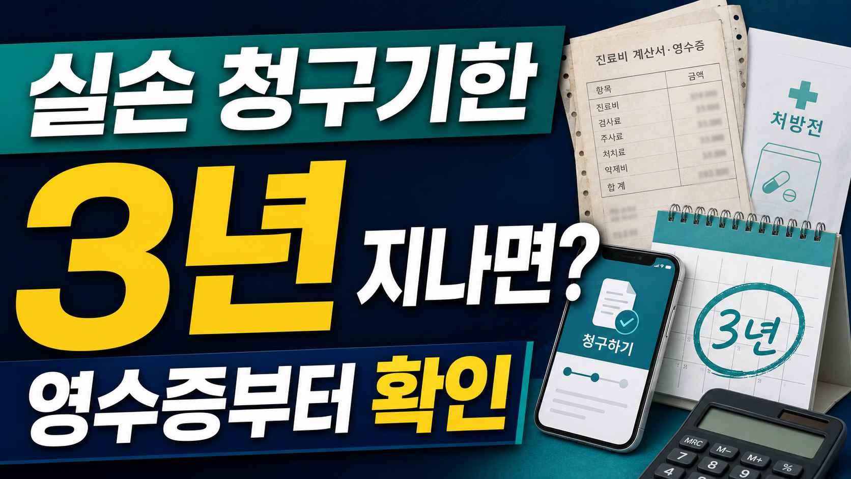 실손 청구기한 3년 지나면 영수증부터 확인 썸네일