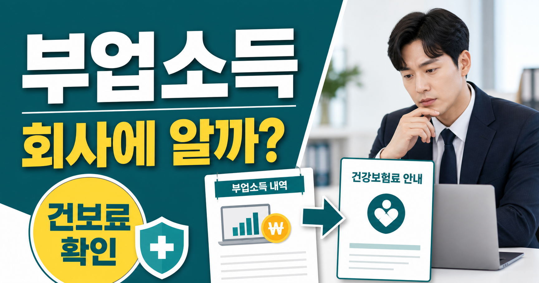 부업소득 회사에 알려질까, 건보료 추가 고지 기준
