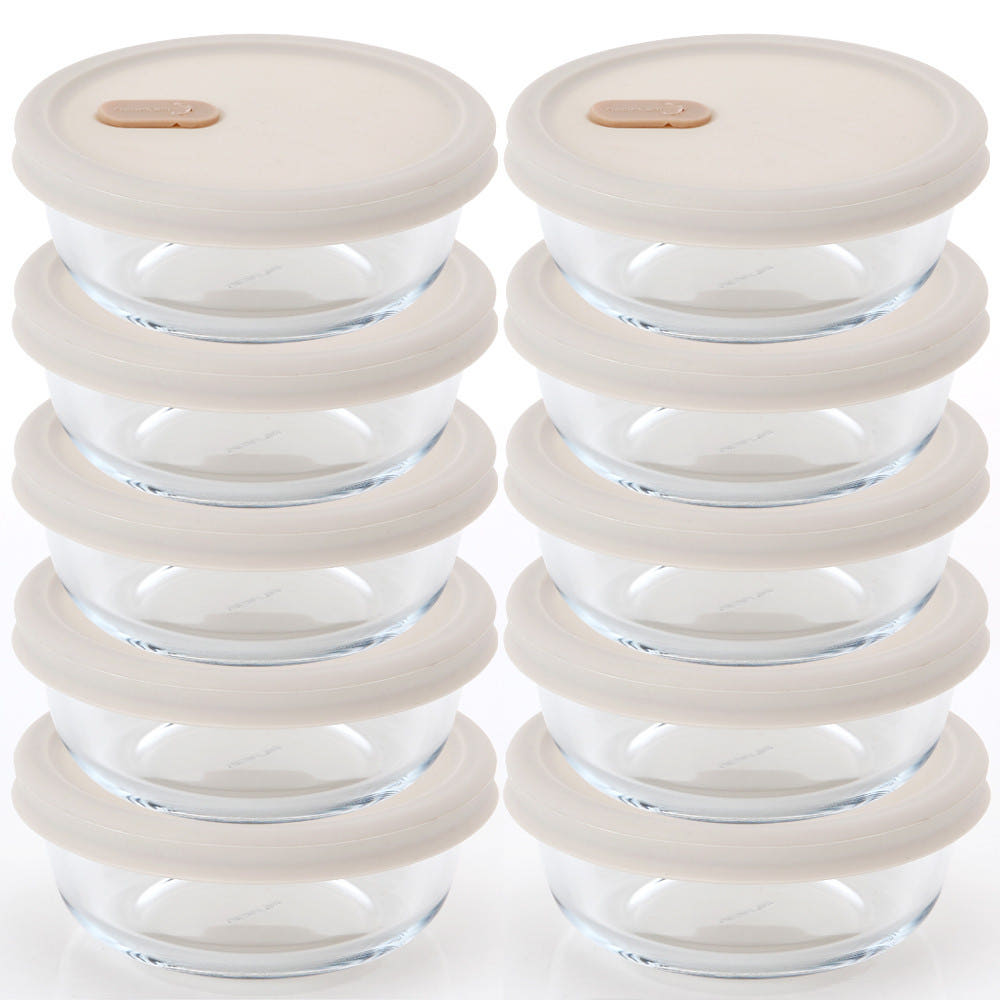 네오플램 전자렌지 용기 냉동 밥 보관용기 반찬통세트 360ML 10P