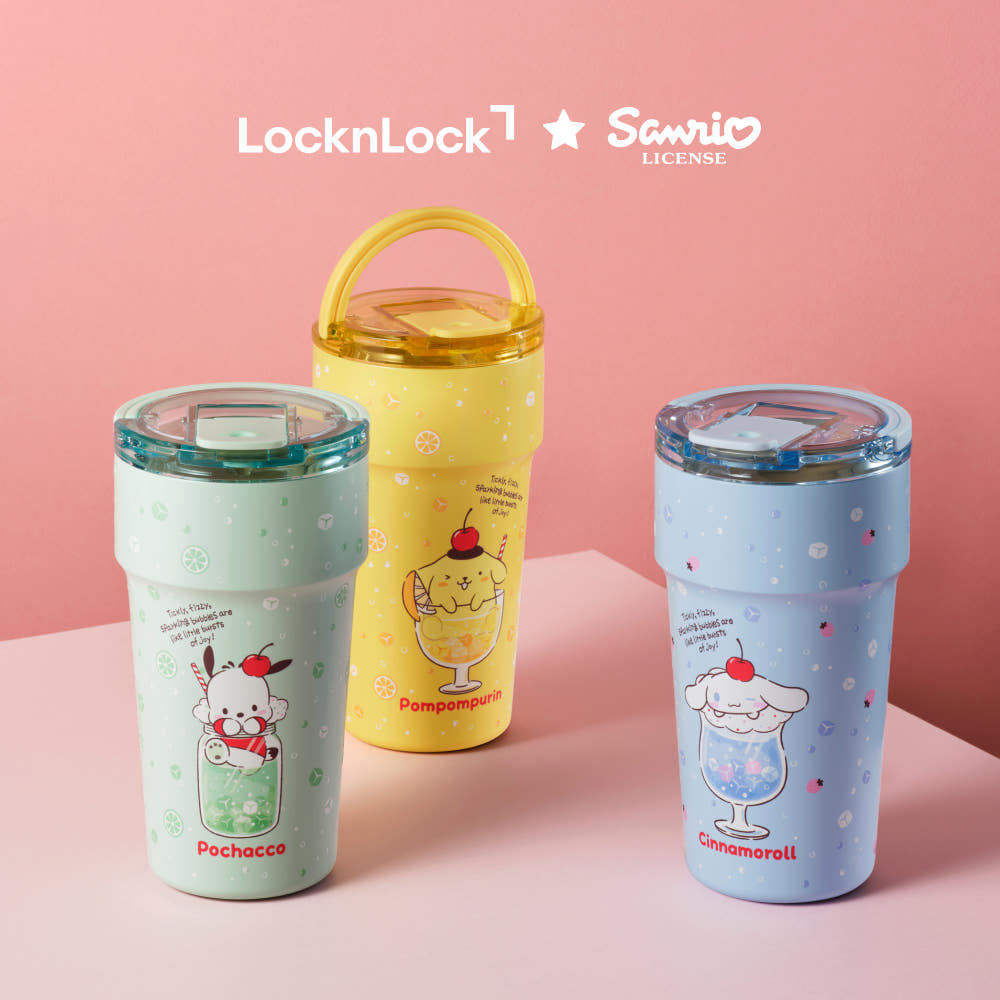 락앤락 산리오캐릭터즈 세라믹 핸들 텀블러 710ml (포차코/시나모롤/폼폼푸린)