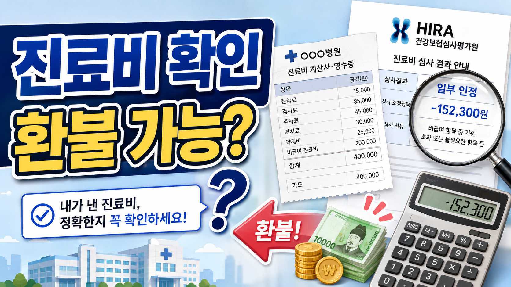 심평원 진료비 확인, 환불까지 3개월 걸릴 수 있을까