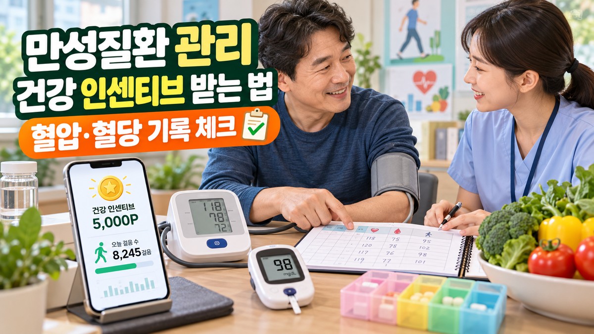 만성질환관리제 건강생활실천지원금, 실제로 어떻게 받을까
