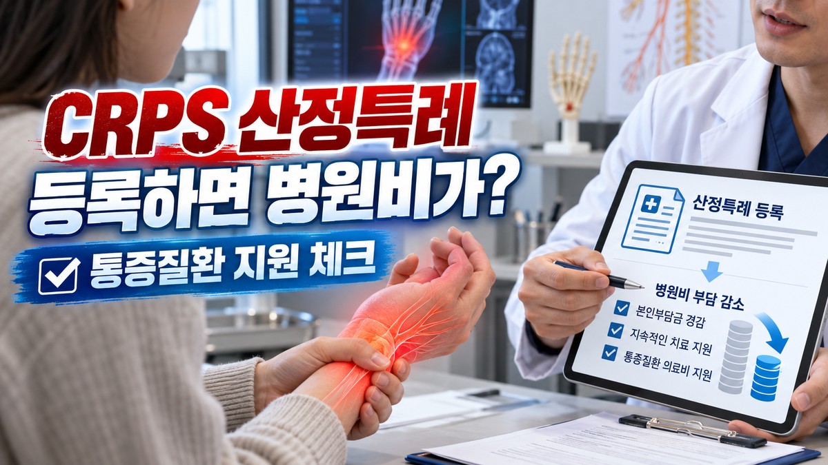 복합부위통증증후군 산정특례, 등록 기준과 절차