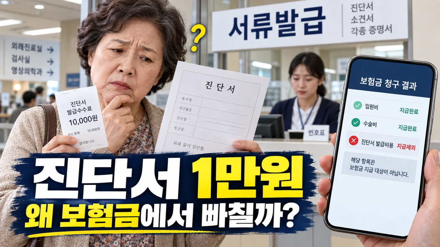 진단서 발급비가 보험금에서 빠지는 이유는 무엇일까?