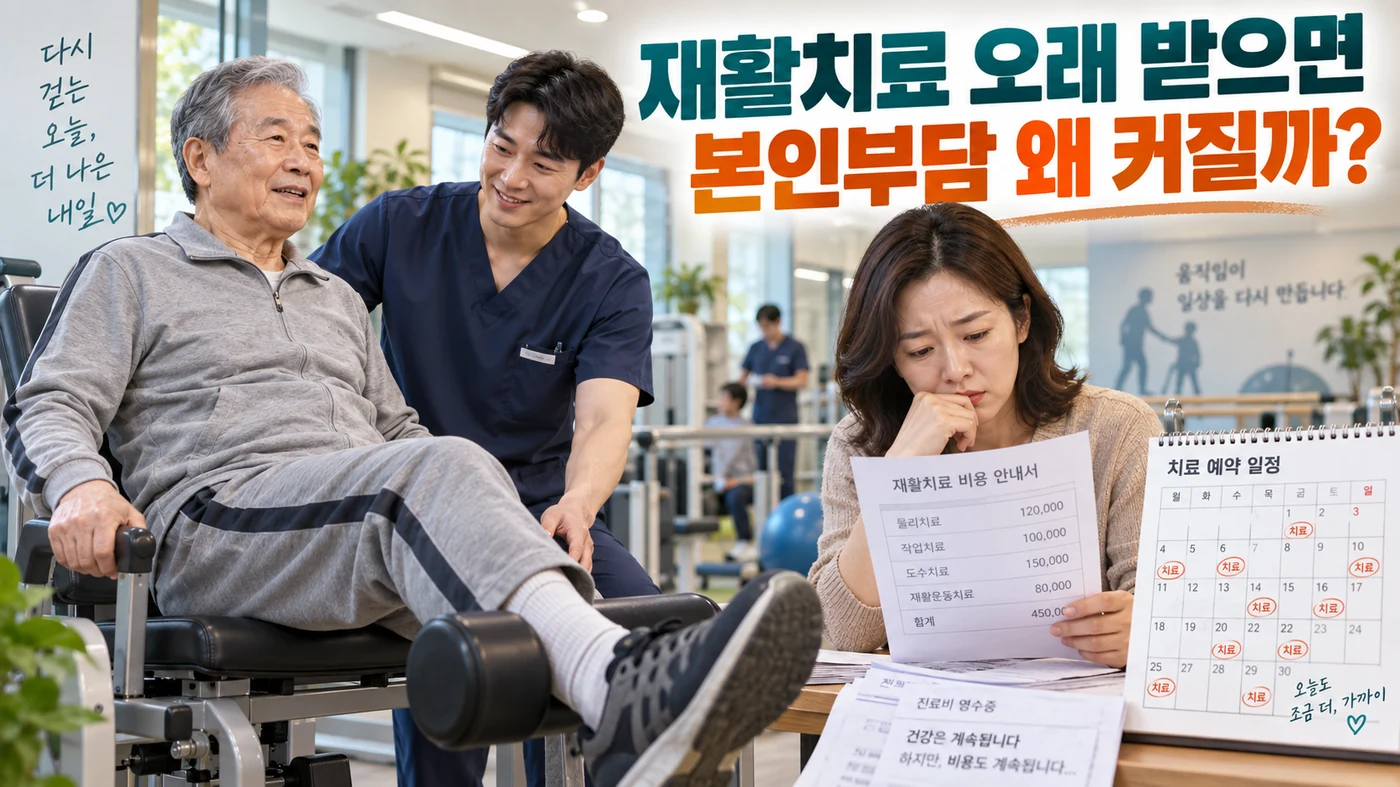 재활치료를 오래 받을 때 본인부담이 커지는 이유는 무엇일까?