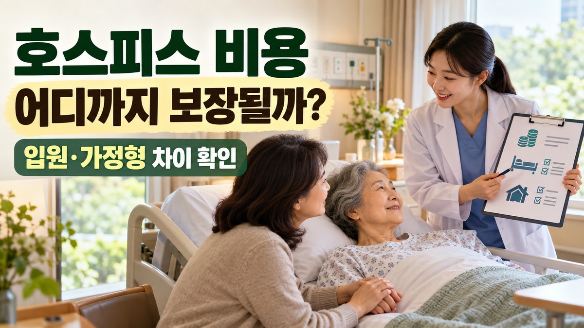 호스피스·완화의료 비용, 건강보험 적용 범위